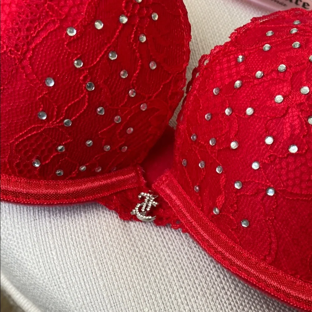 Juicy Couture Red Push-Up Bra - Picture 6 of 7